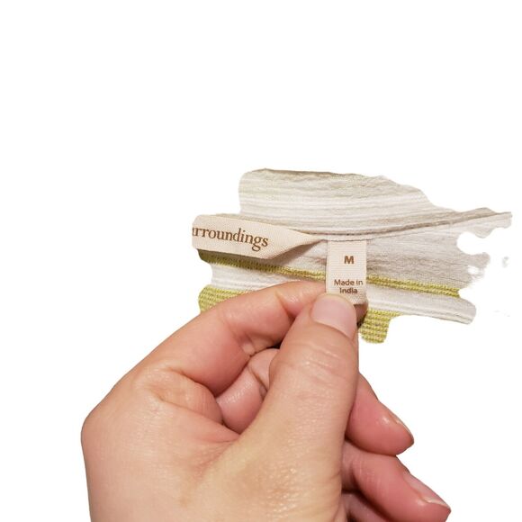 Soft Surroundings Elisha Tunic Turquoise Bead Trim Size Medium - Picture 9 of 10